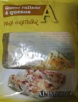 Mängden socker i Queso rallado 4 quesos