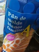 Mängden socker i Pan de molde blanco familiar