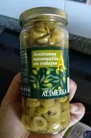 Mängden socker i Aceitunas manzanilla en rodajas