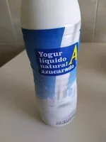 Mängden socker i Yogur líquido natural azucarado