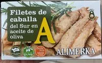Mängden socker i Filetes de caballa del sur en aceite de oliva