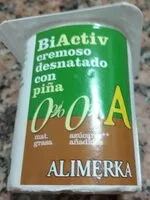 Mängden socker i Biactiv cremoso desnatado con piña