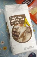 Mängden socker i Harina Integral de trigo