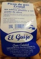 Mängden socker i Picos de pan Cristal
