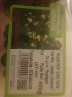 Mängden socker i Raisin noir