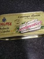 Mängden socker i Espárragos blancos  congama