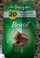 Mängden socker i Café cápsulas Brasil