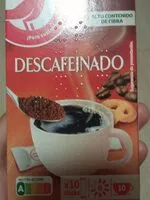 Mängden socker i Café descafeinado