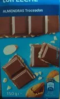 Mängden socker i Chocolate con leche almendras troaceadas
