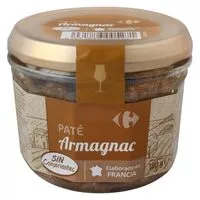 Mängden socker i Paté armagnac