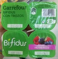 Mängden socker i Bifidus Frutos Del Bosque