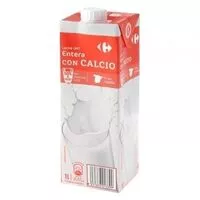 Mängden socker i Leche entera calcio