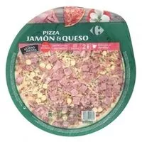 Mängden socker i Pizza jamón y queso