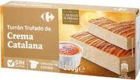 Mängden socker i Turrón trufado de crema catalana