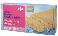 Mängden socker i Turrón crema de almendras sin azúcar