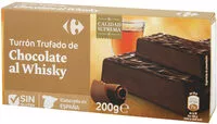 Mängden socker i Turrón chocolate whisky