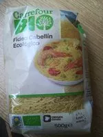 Mängden socker i Fideo cabellin ecológico