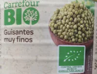 Mängden socker i Petits pois tres fins