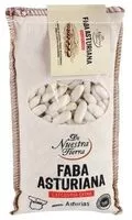 Mängden socker i Fabes asturianas