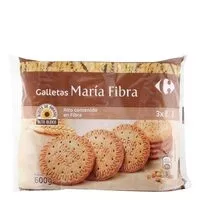 Mängden socker i Galleta maría fibra