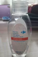 Mängden socker i gel de manos sin agua