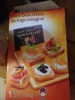 Mängden socker i Mini biscotes integrales
