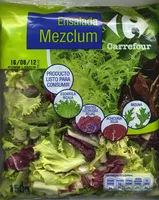 Mängden socker i Ensalada Mezclum