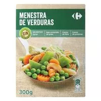 Mängden socker i Menestra de verduras