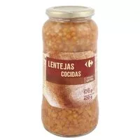 Mängden socker i Lentejas cocidas