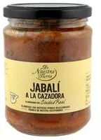 Mängden socker i Jabalí a la cazadora