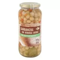Mängden socker i Garbanzos b/sal