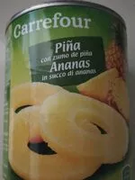 Mängden socker i Piña con zumo de piña