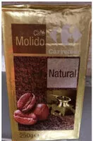 Mängden socker i Café molido natural sin vacio