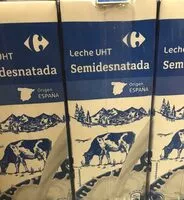 Mängden socker i leche UHT Semidesnatada