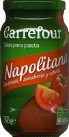 Mängden socker i Salsa napolitana "Carrefour"