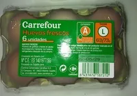 Mängden socker i Huevos frescos