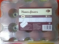 Mängden socker i Huevos frescos XL ×12 uds.