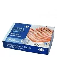 Mängden socker i Gamba blanca cruda