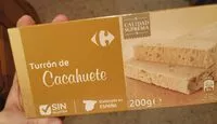 Mängden socker i Turrón de cacahuete