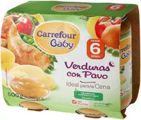 Mängden socker i Tarrito verdura con pavo