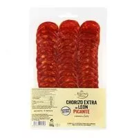 Mängden socker i Chorizo de león picante loncheado