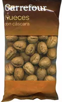 Mängden socker i Nueces con cáscara