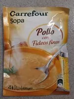 Mängden socker i Sopa pollo con fideos