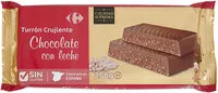 Mängden socker i Turrón crujiente chocolate con leche