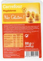 Mängden socker i Magdalenas sin gluten