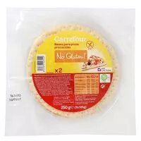 Mängden socker i Base de pizza sin gluten