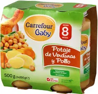 Mängden socker i Tarrito potaje verduras pollo