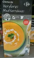 Mängden socker i Crema de verduras mediterráneas