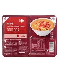 Mängden socker i Mini taquitos de jamón