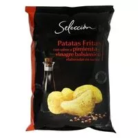 Mängden socker i Patatas fritas pimienta y vinagre balsami